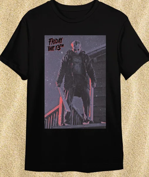 Camiseta Friday the 13th · Jason en escalera